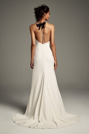 Jeweled Neckline Wedding Dress Unique White by Vera Wang Wedding Dresses & Gowns
