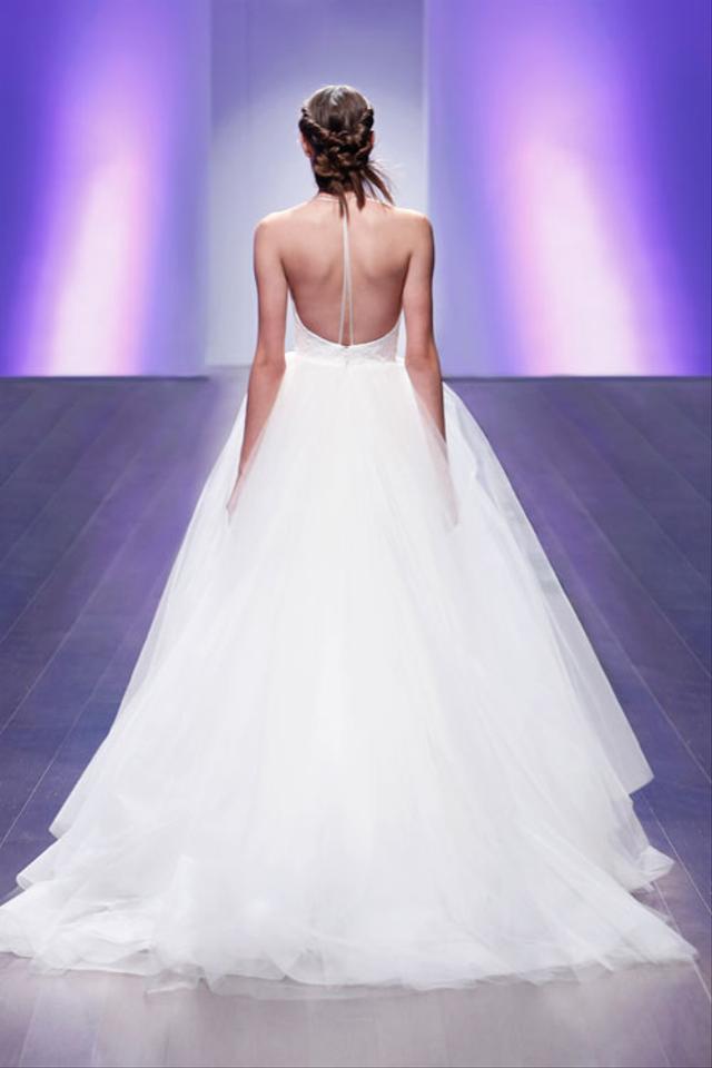 jim hjelm ivory tulle skirt lace bodice 8504 feminine wedding dress size 6 s 4 1 960 960