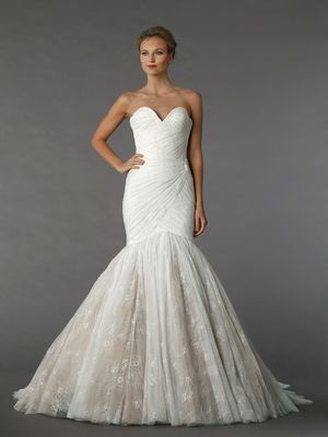 Kleinfeldbridal Awesome Mark Zunino Sweetheart Mermaid Gown In Lace