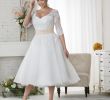 Knee Length Lace Wedding Dresses Elegant Discount Elegant Plus Size Wedding Dresses A Line Short Tea