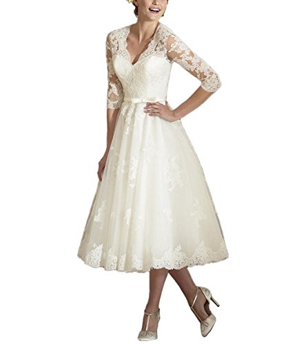Knee Length Lace Wedding Dresses Inspirational Tea Length Wedding Dress