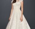 Knee Length Wedding Dresses Elegant Oleg Cassini Cap Sleeve Illusion Wedding Dress Wedding Dress Sale