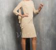 Knee Length Wedding Dresses with Sleeves Lovely Sheath Column Scoop Neck Knee Length Chiffon Mother Of the