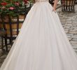 Lace and Satin Wedding Dresses Beautiful 213 99] Modest Tulle & Satin Scoop Neckline A Line Wedding