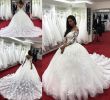 Lace Ball Gown Wedding Dresses Awesome Discount Elegant Lace Ball Gown Wedding Dresses 2018 Illusion Long Sleeves Wedding Gowns Appliques Lace Count Train Zipper Back Y Bridal Dresses