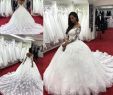 Lace Ball Gown Wedding Dresses Awesome Discount Elegant Lace Ball Gown Wedding Dresses 2018 Illusion Long Sleeves Wedding Gowns Appliques Lace Count Train Zipper Back Y Bridal Dresses