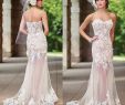 Lace Casual Wedding Dress Unique 2019 Illusion Bodice Sheath Wedding Dresses Ivory Tulle Long Train Bridal Gowns Zipper Back Sweep Train Gorgeous Vestido De Novias