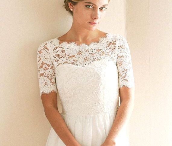 Lace Dress toppers Fresh Delicate Floral Alecone Lace topper is A Romantic Bridal