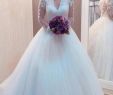 Lace Dresses for Wedding Elegant Modest Bridal Gown with See Through Long Sleeves Marriage