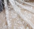 Lace Fabrics for Wedding Dresses Luxury Off White Embroidered Tulle Lace Fabric with Flowers Bridal