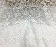 Lace Fabrics for Wedding Dresses Luxury White Bridal Florals Embroidered Lace Fabric by the Yard