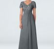 Lace Gown Dresses Beautiful Steel Grey Mother the Bride Dresses