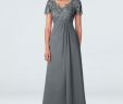 Lace Gown Dresses Beautiful Steel Grey Mother the Bride Dresses