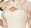Lace Jacket Wedding New Co Elody Women S 3 4 Sleeves Lace Bridal Gown Wedding