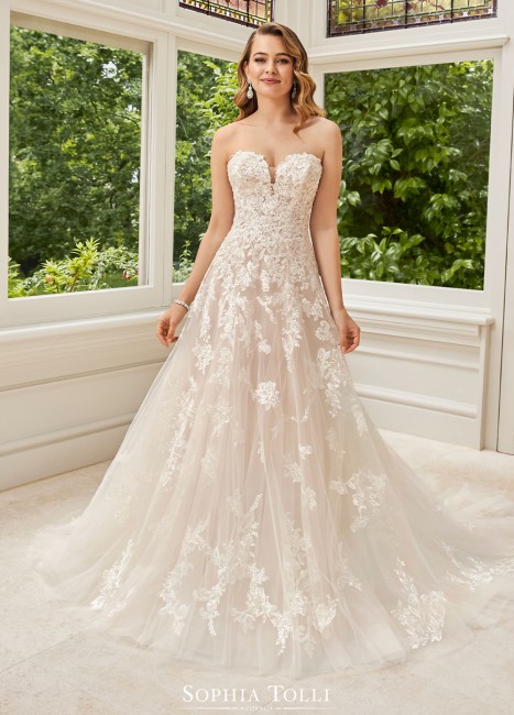 Lace Strapless Wedding Dresses Awesome sophia tolli Y Rosa Dress Madamebridal