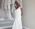 Lace toppers for Wedding Dresses Awesome Keyhole Back Wedding Dress In Corded French Lace Illusion Neckline Lace Dress Trumpet Wedding Dress with Sleeves