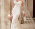 Lace Wedding Dresses Fresh J159 Y See Through top Lace Wedding Dress Chapel Train