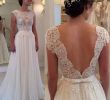 Lace Wedding Dresses with Cap Sleeves Elegant White Lace Prom Dress with Hot Low V Back Floral Lace Long