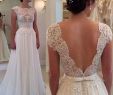 Lace Wedding Dresses with Cap Sleeves Elegant White Lace Prom Dress with Hot Low V Back Floral Lace Long