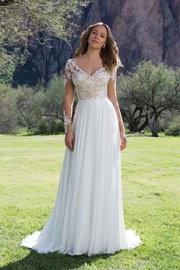 Lace Wedding Dresses with Sleeves and Open Back Unique Find Your Dream Wedding Dress