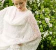 Lace Wedding Wrap Luxury Bridal Lace Shawl White Wedding Stole Linen Shawl Knit