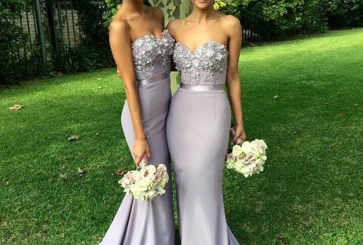 Lavender Grey Bridesmaid Dresses Inspirational Lavender 3d Appliqued Bridesmaid Dresses Bridesmaids