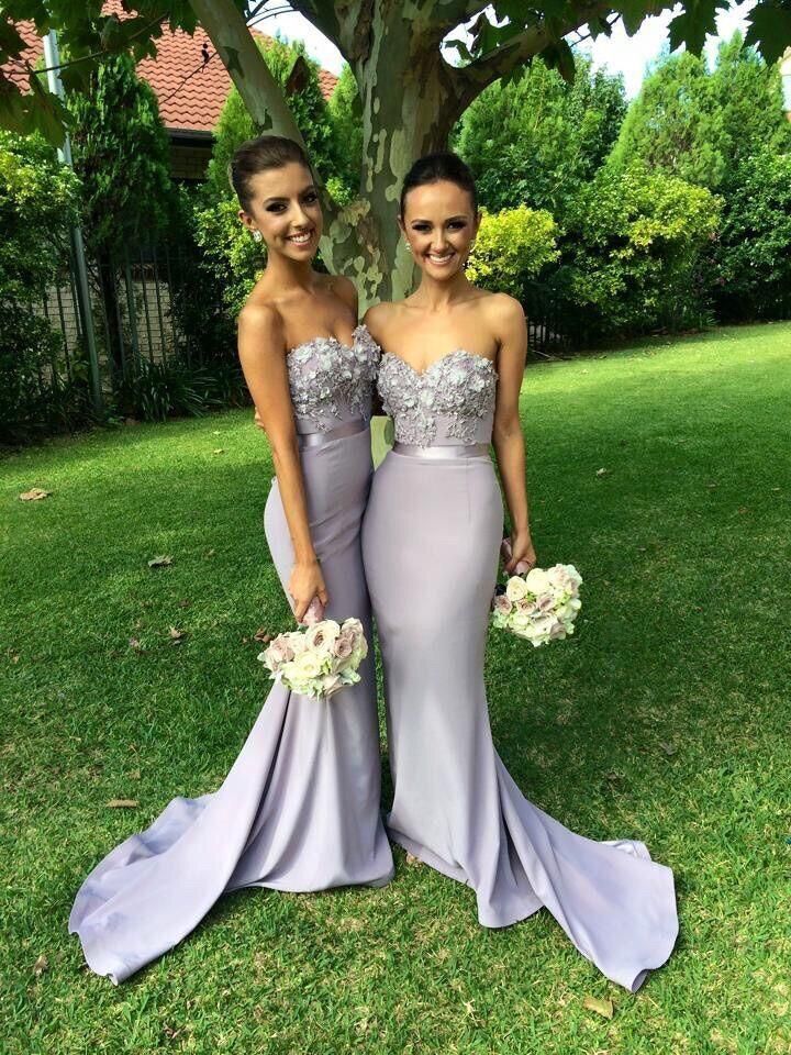 Lavender Grey Bridesmaid Dresses Inspirational Lavender 3d Appliqued Bridesmaid Dresses Bridesmaids