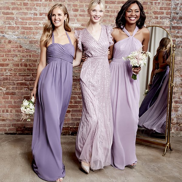 Light Grey Bridesmaid Dresses Long Elegant Purple Bridesmaid Dresses formal Dresses & evening Gowns