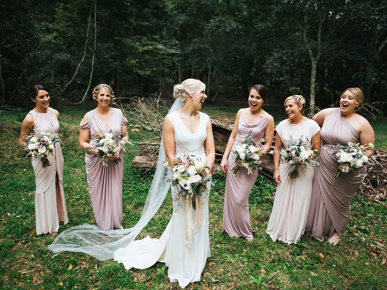 Light Grey Bridesmaid Dresses Long Fresh these Mismatched Bridesmaid Dresses are the Hottest Trend