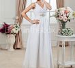 Light In the Box Wedding Dresses Lovely A Line V Neck Ankle Length Chiffon Made to Measure Wedding
