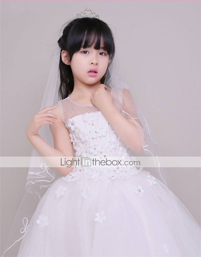 Lightinthebox Wedding Dresses Reviews Luxury A Line Floor Length Flower Girl Dress Satin Tulle