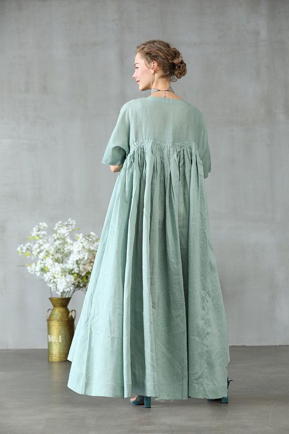 Linen Dresses for Wedding Inspirational Linen Dress Dress In Aqua Green Maxi Dress Maxi Linen