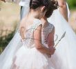 Little Girl Wedding Dresses Cheap Beautiful Cute A Line Short White Flower Girl Dress