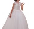 Little Girl Wedding Dresses Cheap Beautiful Flower Girl Dresses Back Key Hole Ball Gown Munion