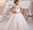 Little Girl Wedding Dresses Cheap New White Ivory Lace Wedding Prom Kids Pageant Baby