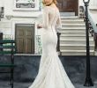 Long Sleeve Beaded Wedding Dress Awesome Style 8959 Beaded Chantilly Lace Long Sleeve V Neck Gown