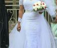 Long Sleeve Dresses for Wedding Luxury Charming African Detachable Train Wedding Dresses Plus Size