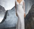 Long Sleeve Illusion Wedding Dress Elegant Mori Lee Kimi Style 5613 Dress Madamebridal