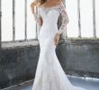 Long Sleeve Sheath Wedding Dresses Elegant Wedding Dresses 2019