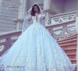 Long Sleeve Wedding Dresses 2017 Lovely 2017 Arabic Dubai Style Long Sleeves Lace Wedding Dress Luxury Ball Gown Sheer Deep V Neck Turkey Bridal Gown Custom Made Plus Size Gown Wedding Dress