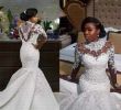 Long Tailed Wedding Dresses Unique 2019 Luxury Gorgeous Neck Wedding Dresses African Nigerian