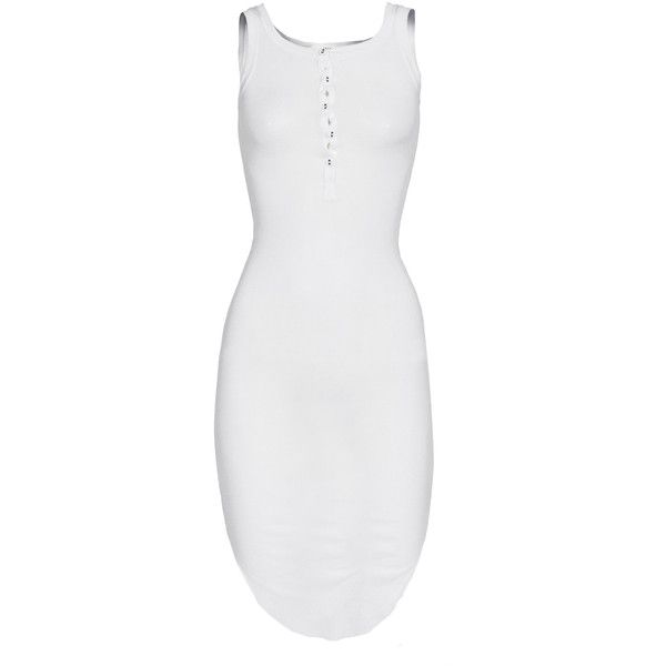 Long White Silk Dress Luxury isabel Benenato Cotton Silk Rib Long White Ribbed Tank Dress