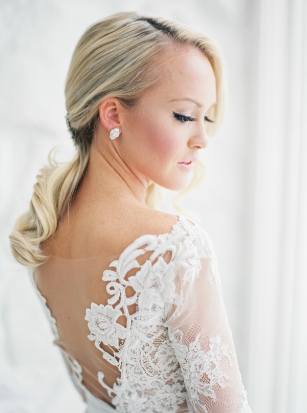 spring wedding with an illusion lace gown 20