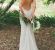 Low Back Wedding Gown Inspirational Backless Open Back Lace Wedding Dress even the Bouquet is