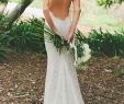 Low Back Wedding Gown Inspirational Backless Open Back Lace Wedding Dress even the Bouquet is