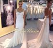 Low Back Wedding Gown Lovely 2014 New Spaghetti Strap Slim Fit Sheath Berta Wedding Gown White Lace Long Sleeve Sweep Train Backless Wedding Bridal Dresses