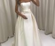 Luulla Wedding Dresses Luxury White Strapless A Line Wedding Dress Bowknot Satin Long Pleated evening Dress