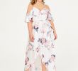 Macys Womens Dresses Wedding Awesome City Chic Trendy Plus Size Cold Shoulder Maxi Dress In 2019