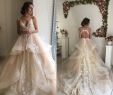 Marchesa Wedding Dress Prices Fresh Discount 2019 New Champagne Elegant A Line Spaghetti Lace Wedding Dresses Tiered Ruffle Flowing Lace Applique V Neck Zipper Back Bridal Wedding Gowns
