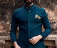 Masculine Wedding Dresses Inspirational Dark Green Indowestern Sherwani Get the Outfit for